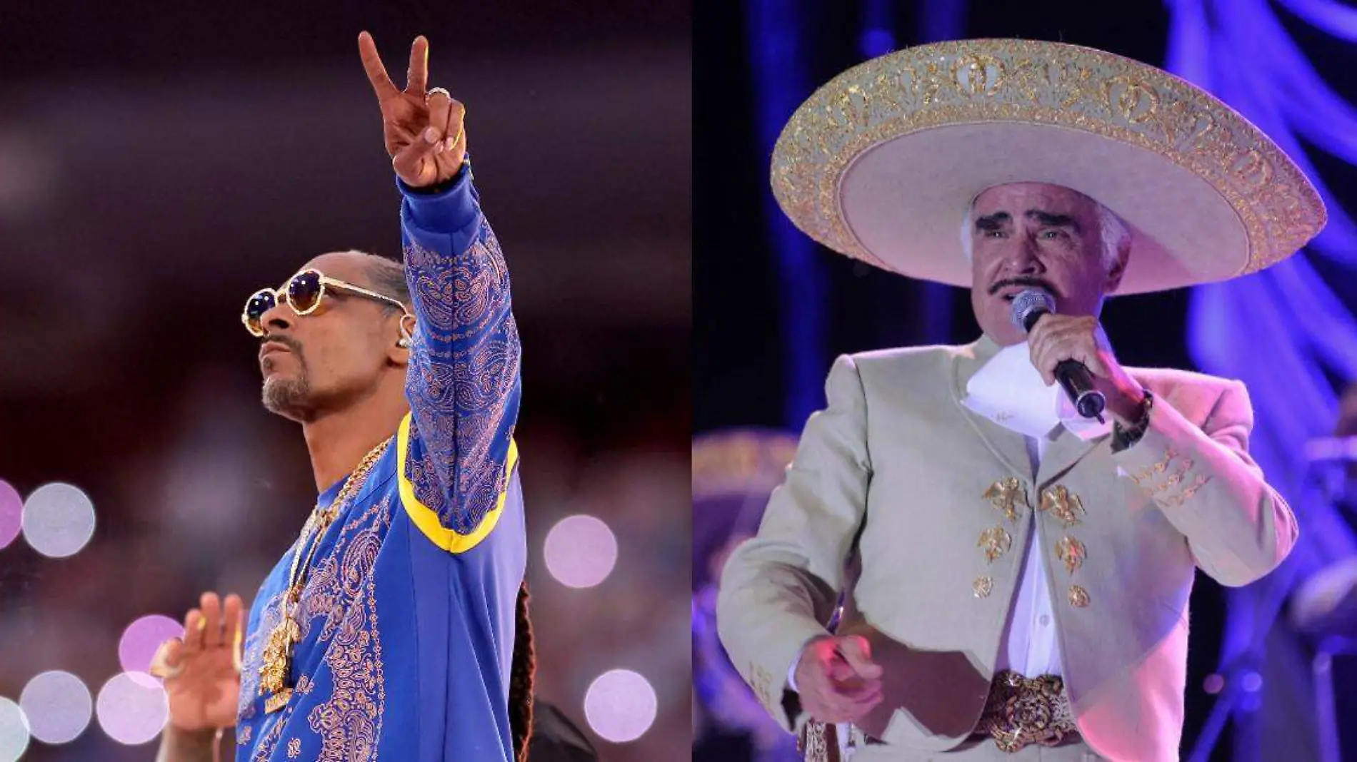 Snoop Dogg y Vicente Fernández